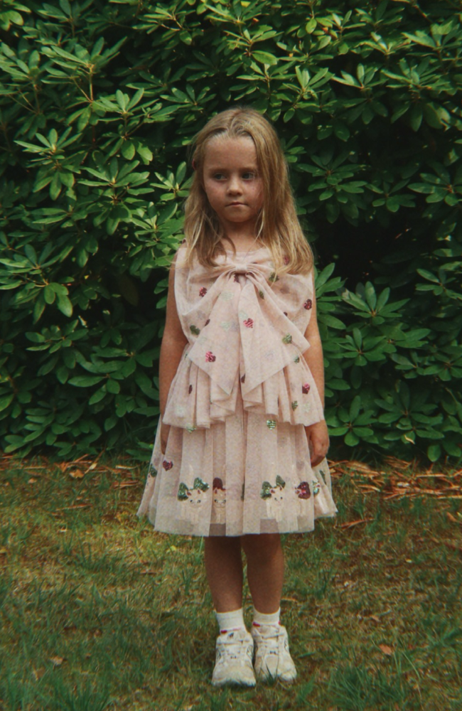 Yvonne Bow Dress - Bow Kitty