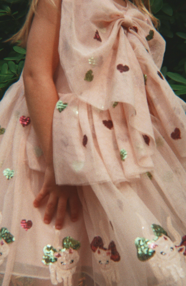 Yvonne Bow Dress - Bow Kitty