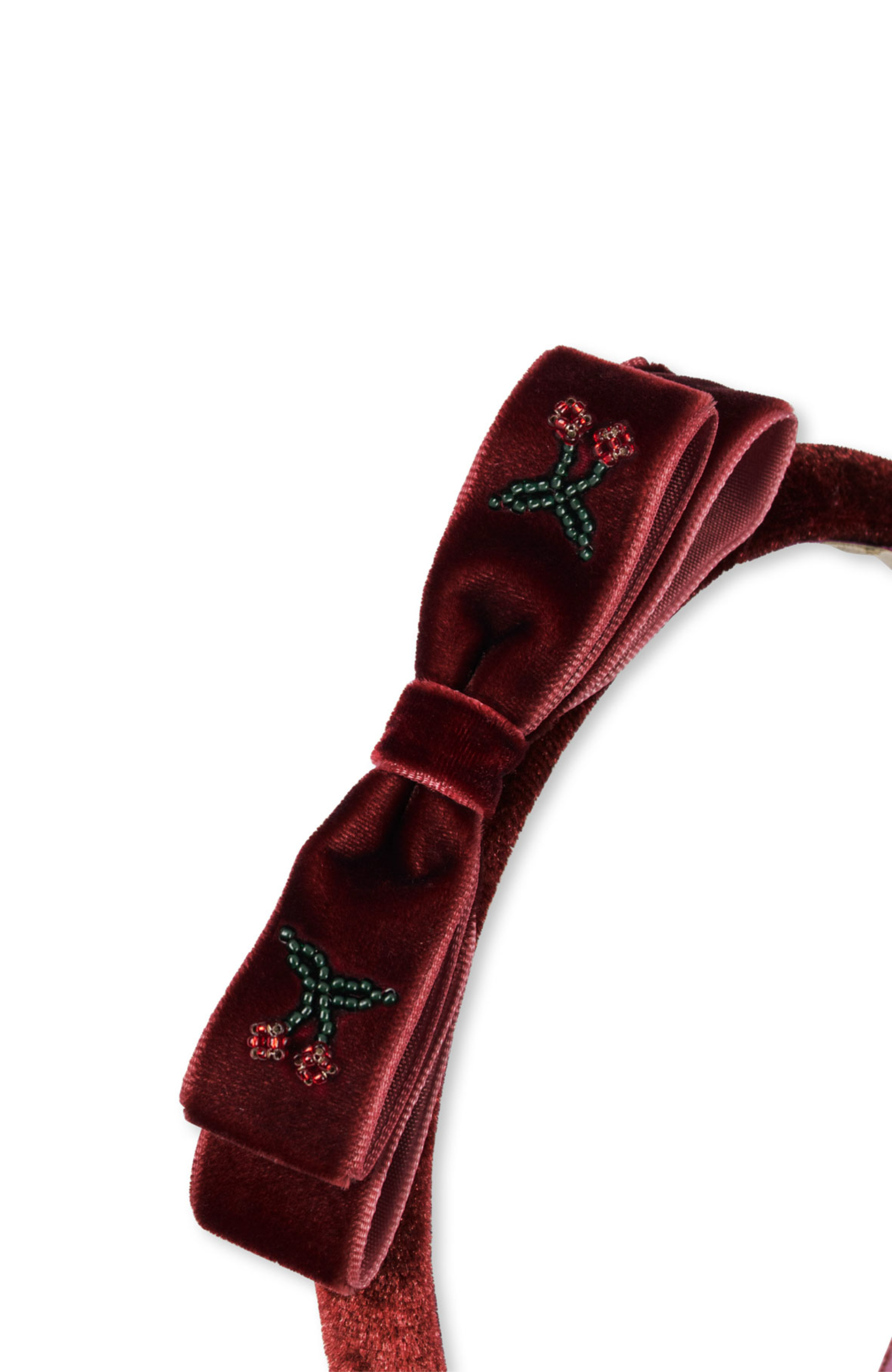 Juliette Bow Hairbrace - Rio Red