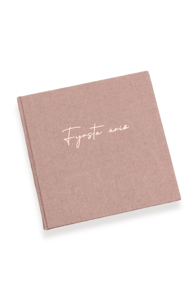 Fyrsta árið - Minningabók - Bleik