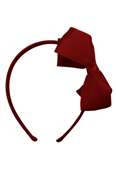 Hairbrace Bow - Burgundy