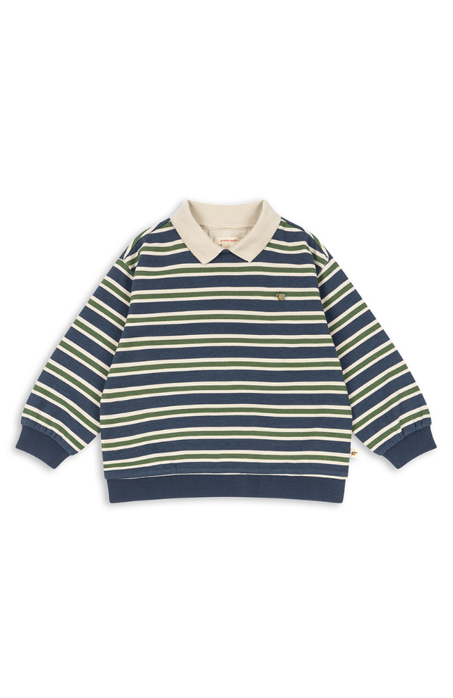 Spotty LS Polo - Spellbound Stripe