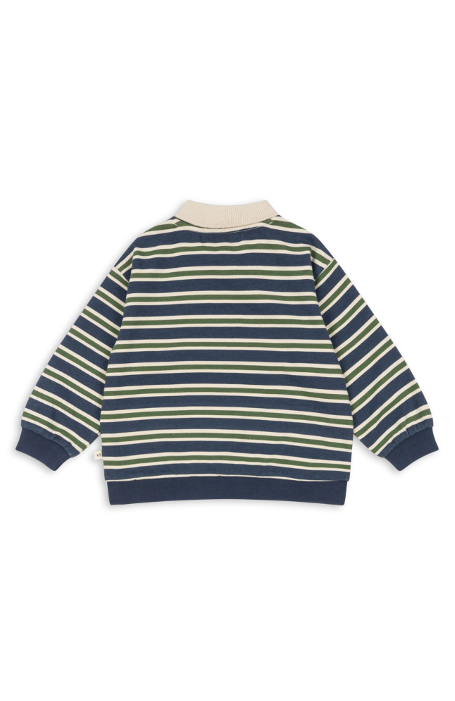 Spotty LS Polo - Spellbound Stripe