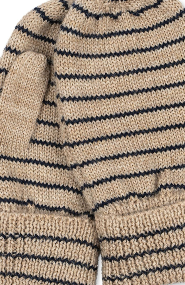 Louli Mittens - Stripe Bluie
