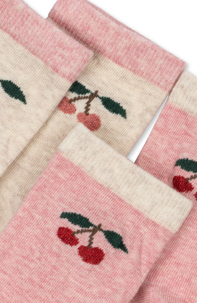 2 Pack Cherry Socks