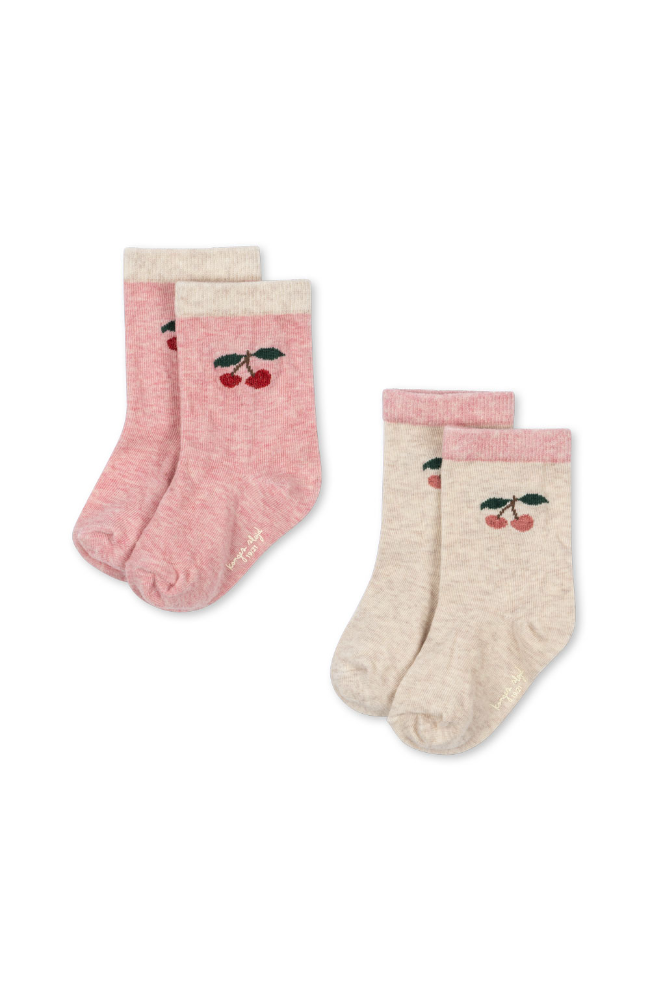 2 Pack Cherry Socks