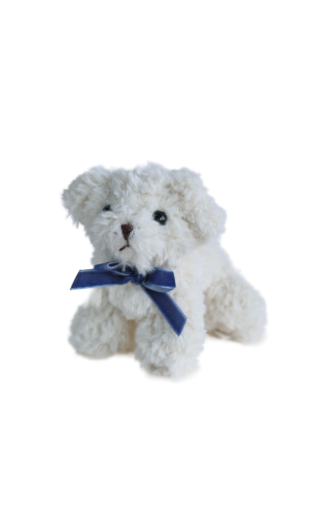 Baby Animals - Dog w/ Blue Bow