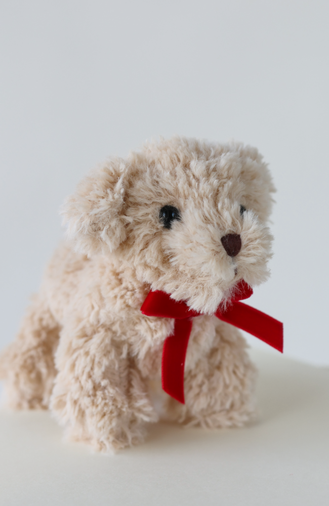 Baby Animals - Dog w/ Red Bow