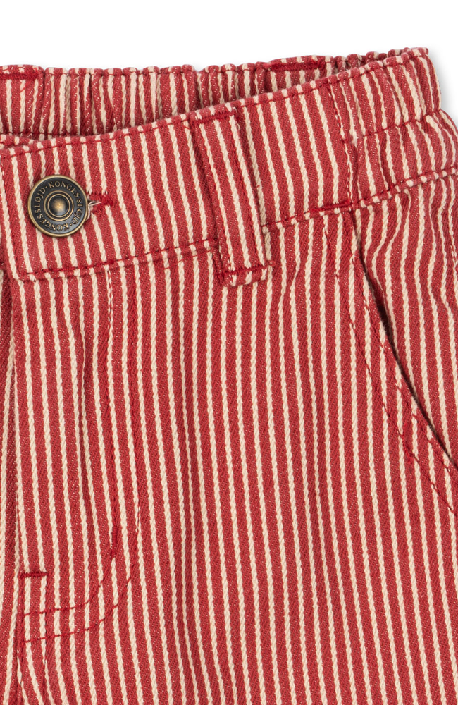 Luc Pants - Milk Rouge Stripe
