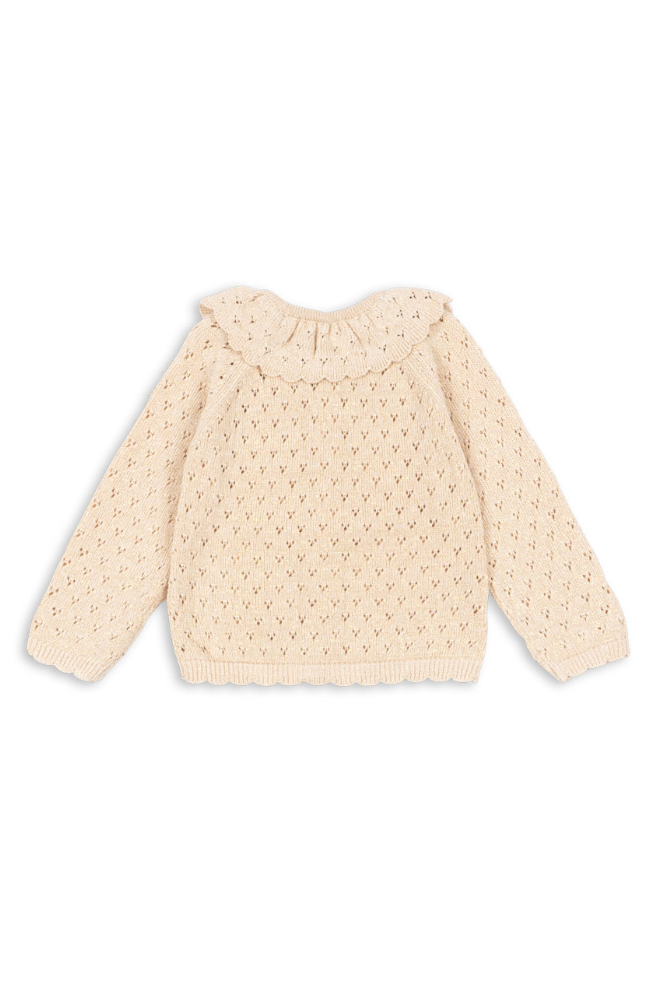 Holiday Knit Cardigan - Buttercream