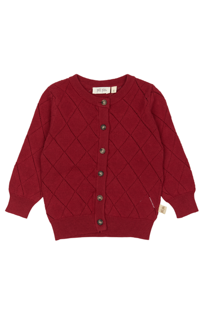 Danna Peysa Prjónuð - Hjólreiðarauð