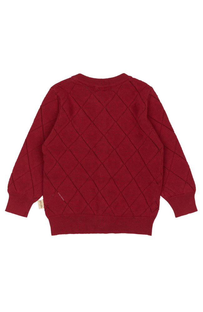 Danna Cardigan Knit - Biking Red