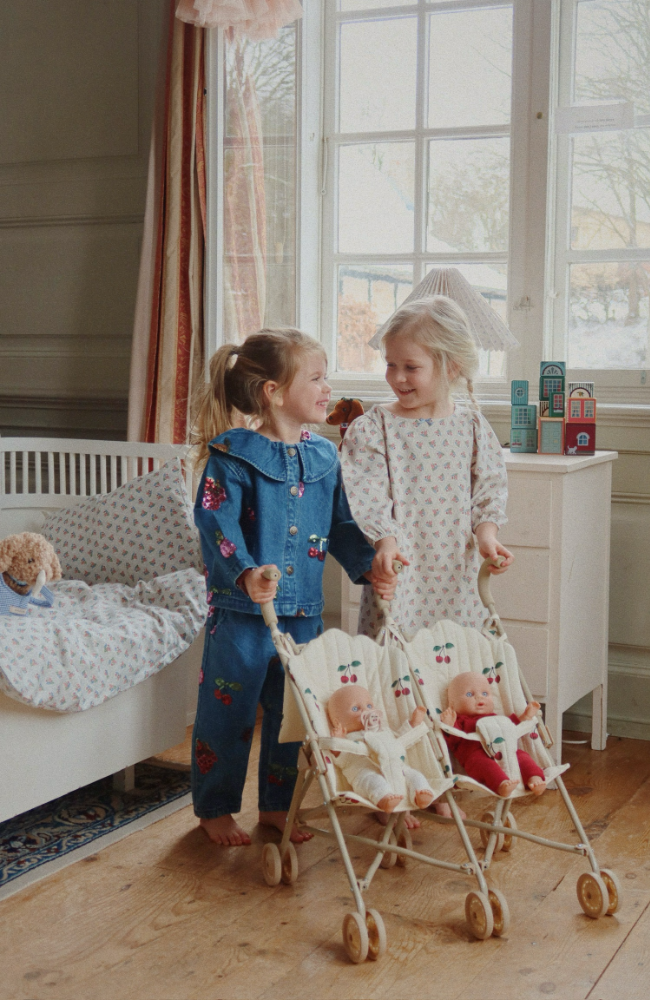 Twin Doll Stroller - Ma Grande Cerise