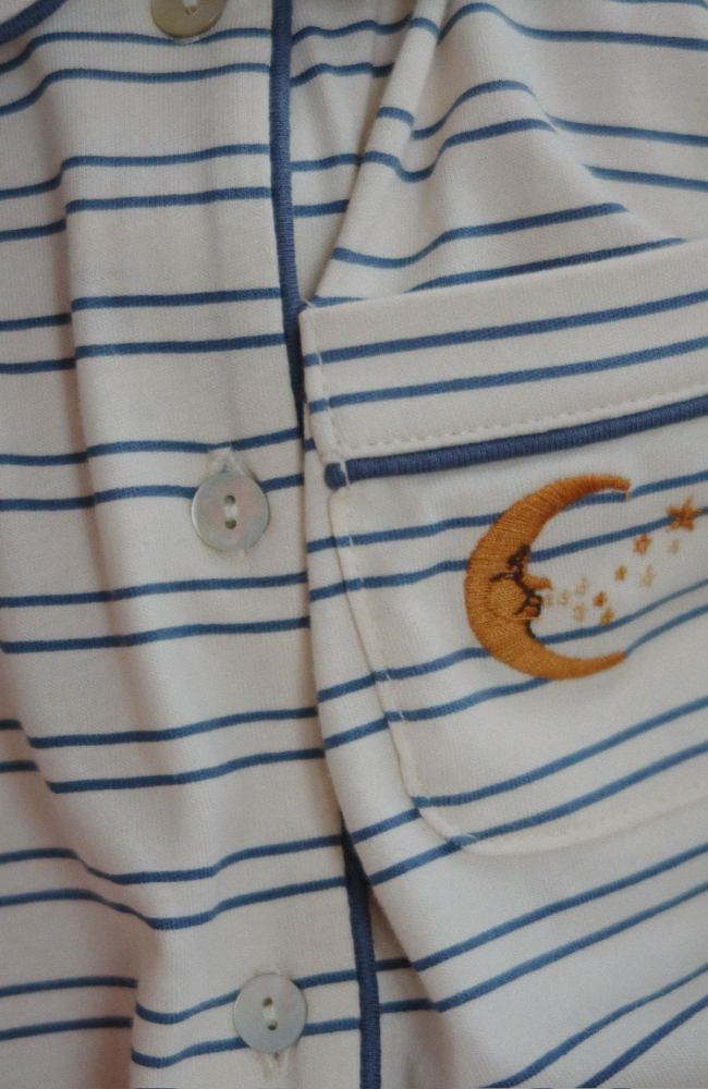 Pio PJ Set - Indigo Butter