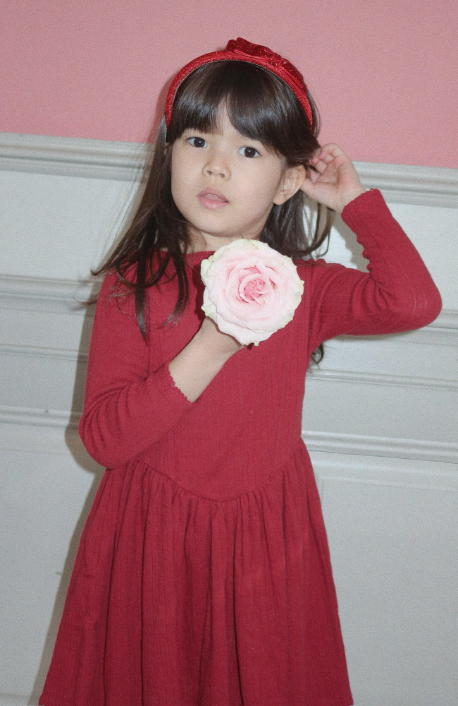 Minnie Dress - Red Dahlia