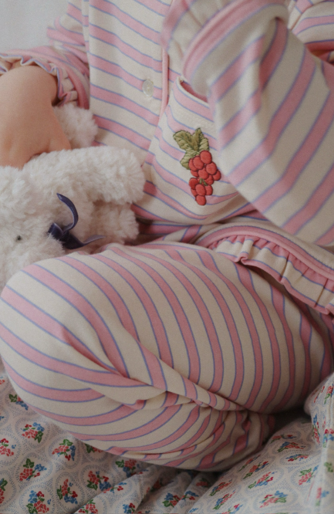 Pio Frill PJ Set - Lolly Stripe