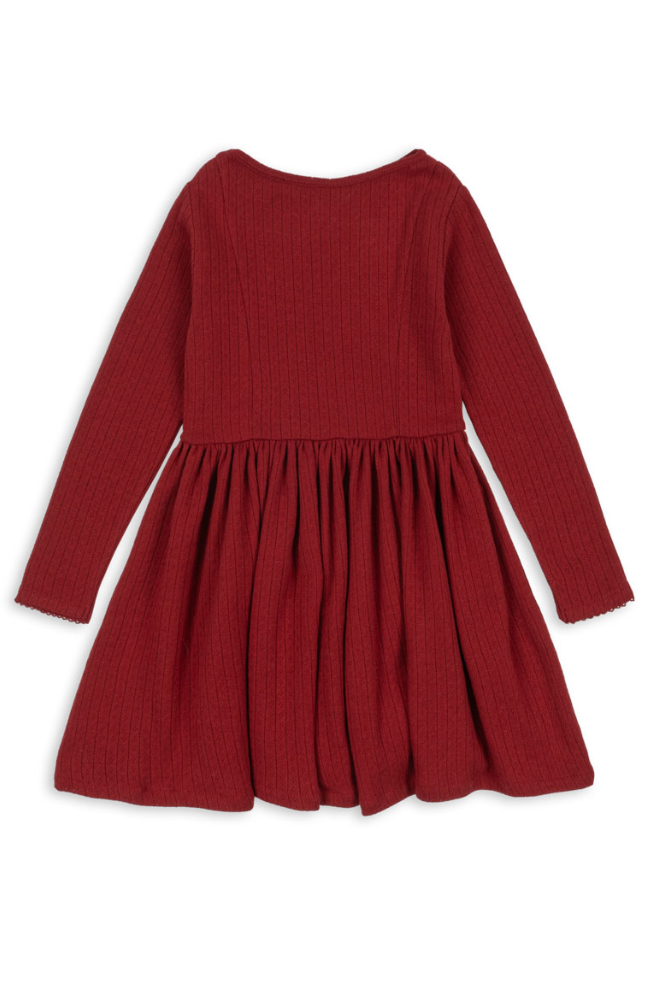 Minnie Dress - Red Dahlia