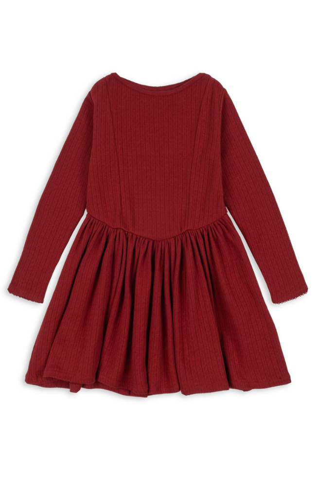 Minnie Dress - Red Dahlia