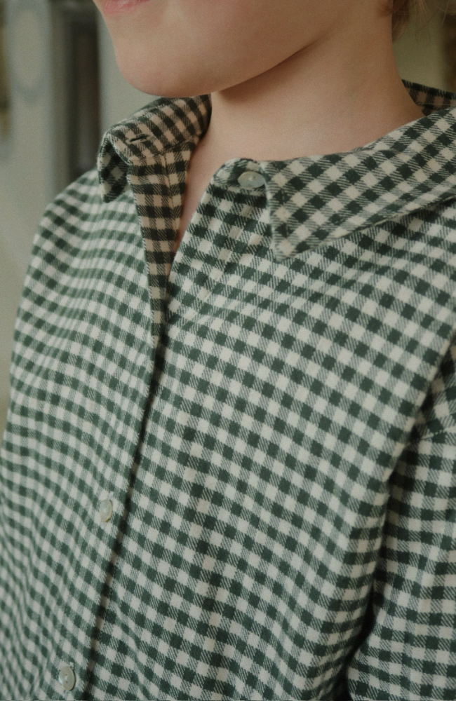 Foret LS Shirt - Green Check
