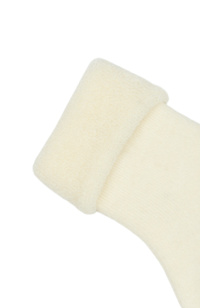 Minipop Wool Baby Sock - Off White
