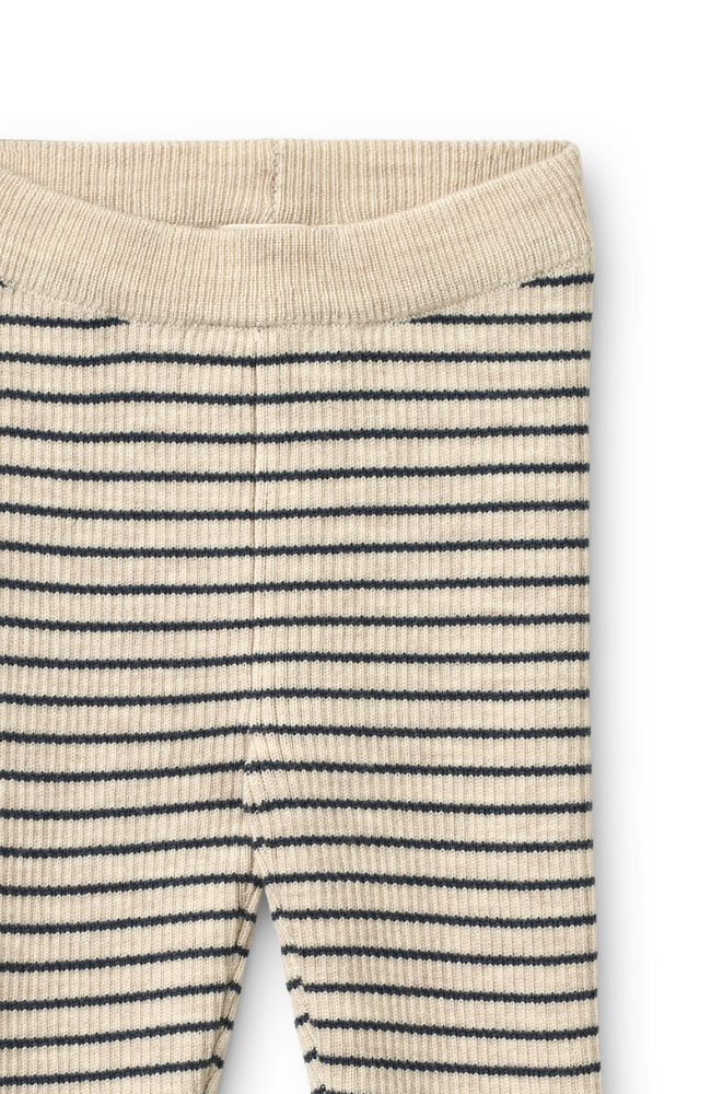 Flye Leggings Wool - Oat Mel/Navy
