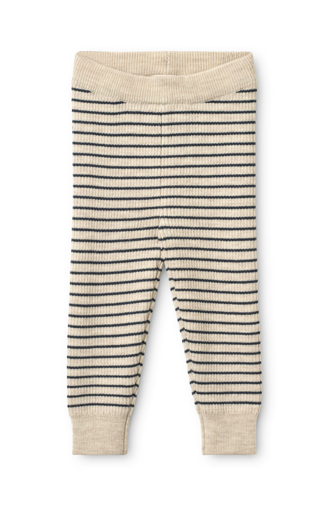 Flye Leggings Wool - Oat Mel/Navy