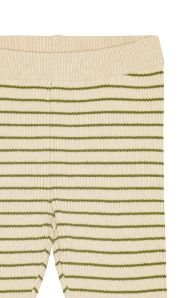 Flye Leggings - Warm Cotton/Green