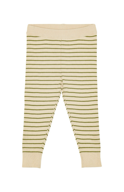Flye Leggings - Warm Cotton/Green