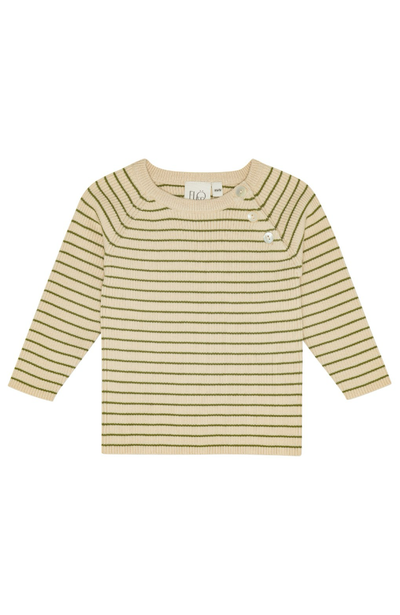 Flye Sweater - Warm Cotton/Green