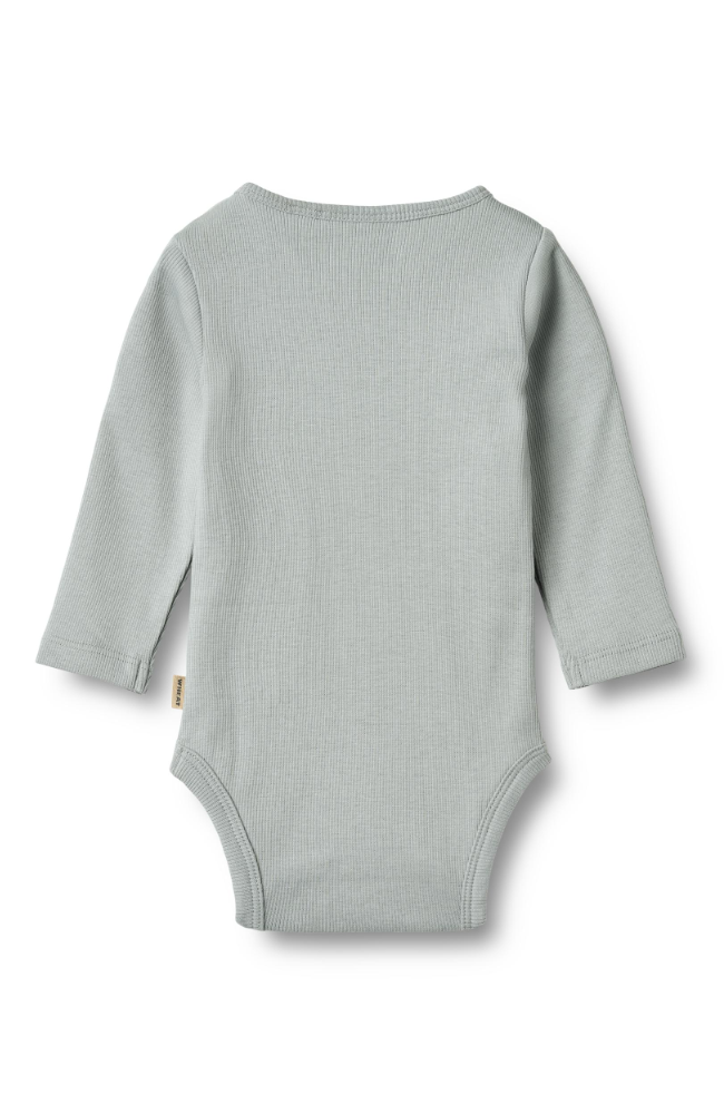 Rib Body L/S Spencer - Soft Rain