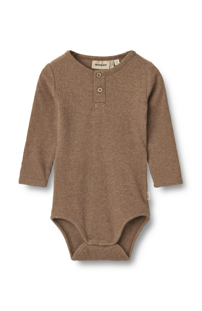Body L/S Benny - Coffee Melange st.56-92