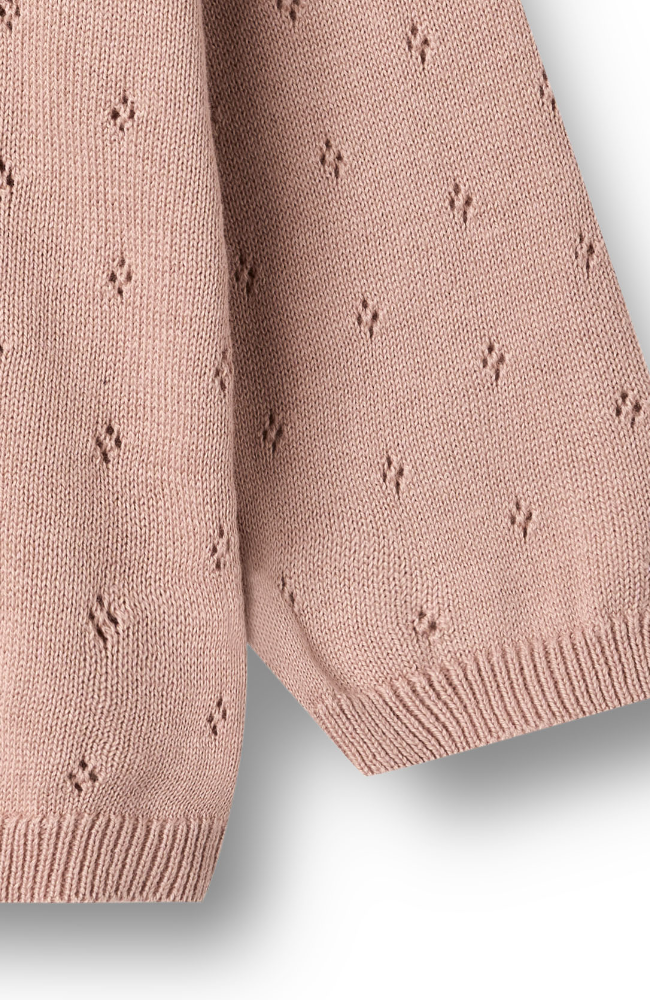 Knit Cardigan Maia - Rose Powder