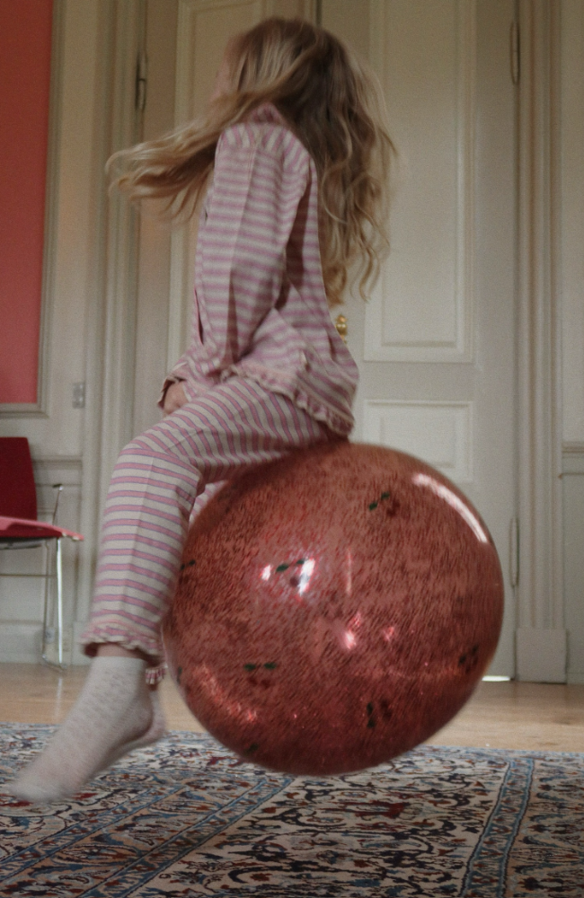 Glitter Jump Ball - Cherry