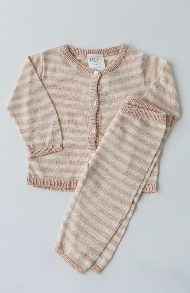 Venti Knit Cardigan - Cameo Rose