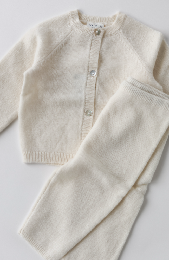 Savora Wool Pants - Antique White