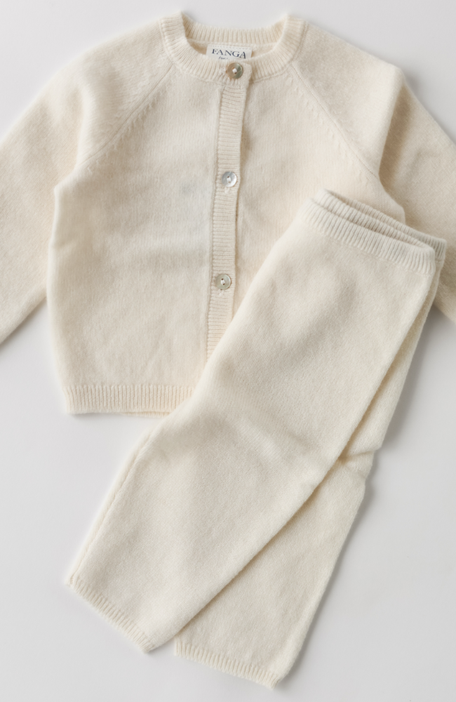 Savora Wool Pants - Antique White