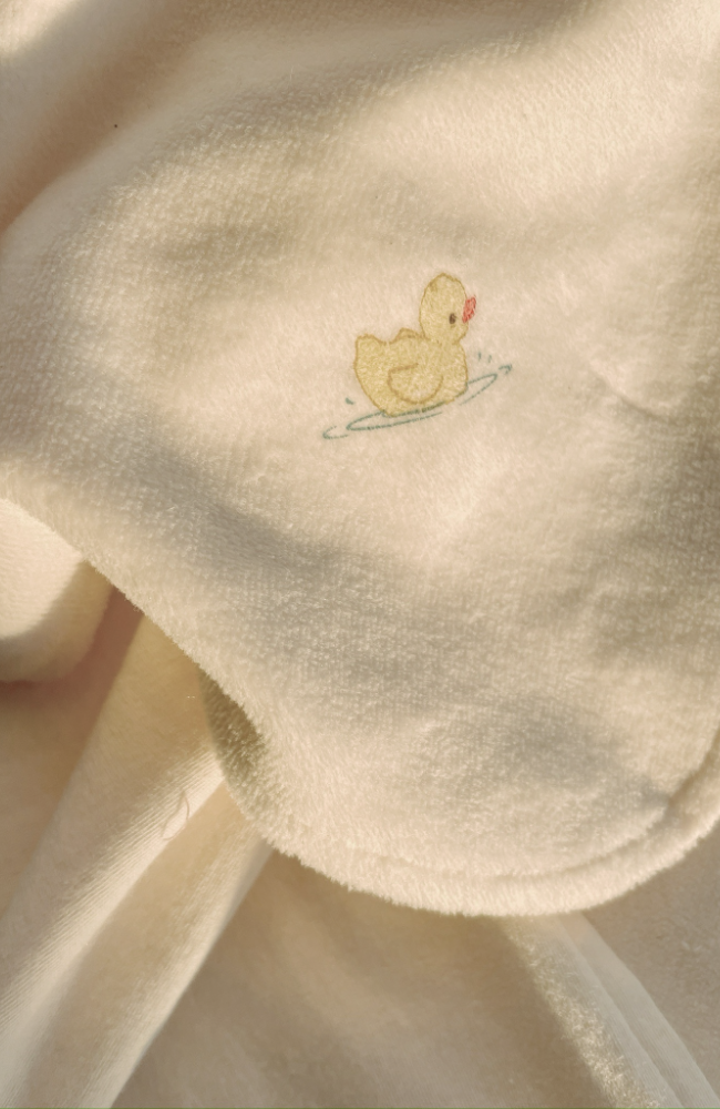 Elu Baby Blanket - Antique White
