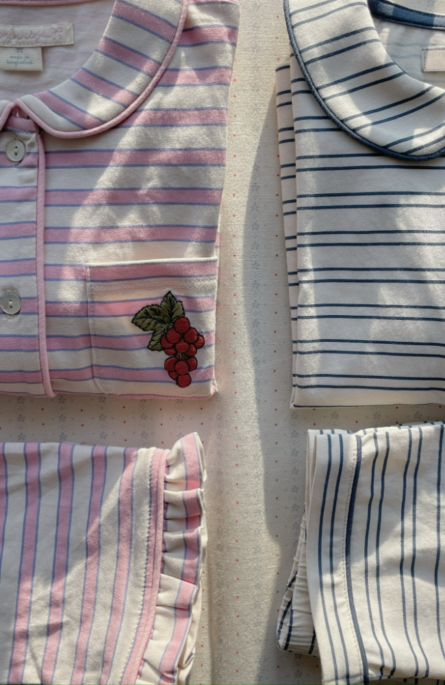 Pio Frill PJ Set - Lolly Stripe