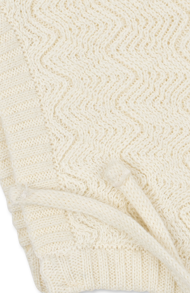 Venti Knit Bonnet - Antique White