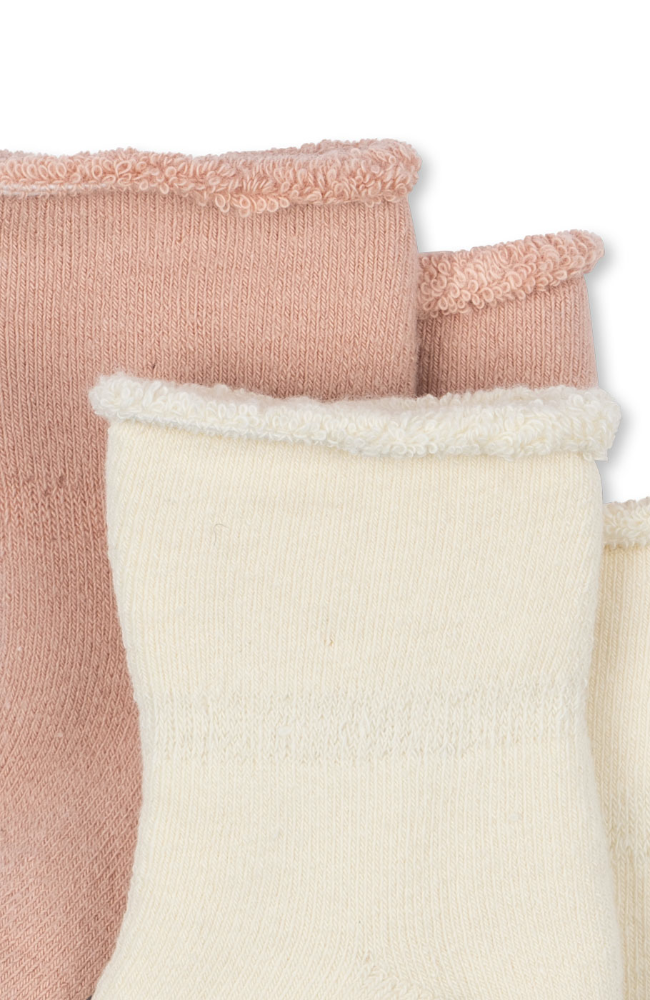 Vicino 2pk Terry Socks - Cemeo Rose