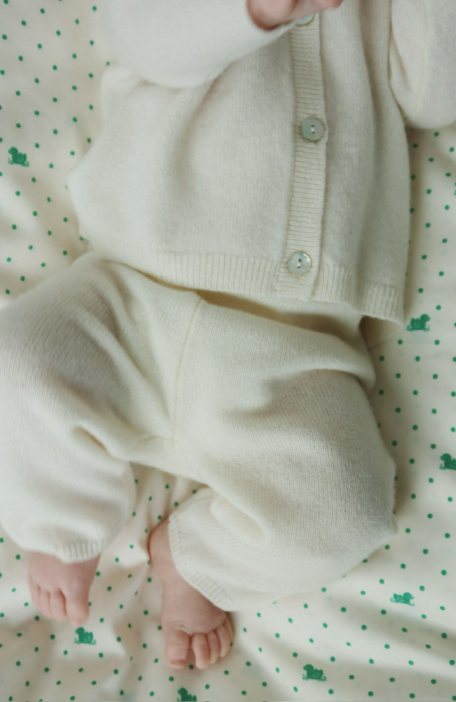 Savora Wool Pants - Antique White