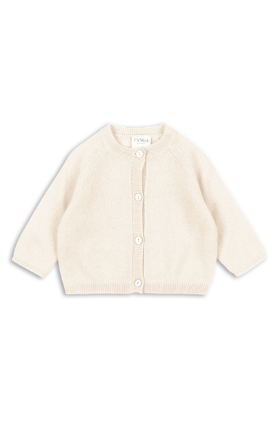 Savora Wool Cardigan - Antique White