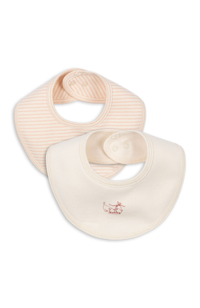 Fio Stripe 2pk Bibs - Blush Mix