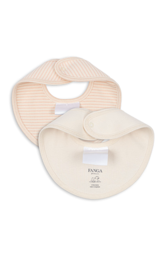 Fio Stripe 2pk Bibs - Blush Mix