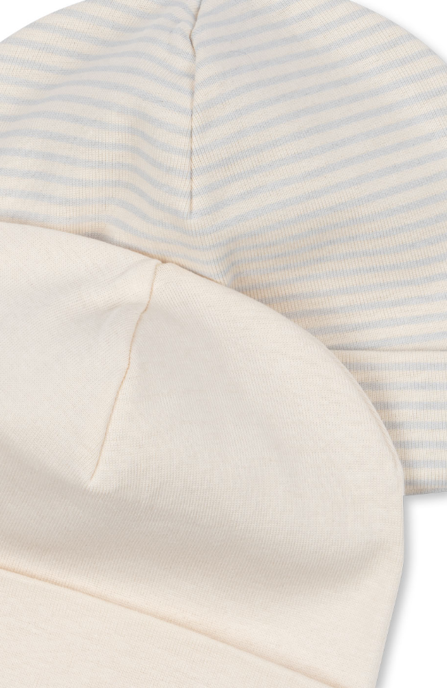 Fio Stripe 2pk Beanie - Blue Mix