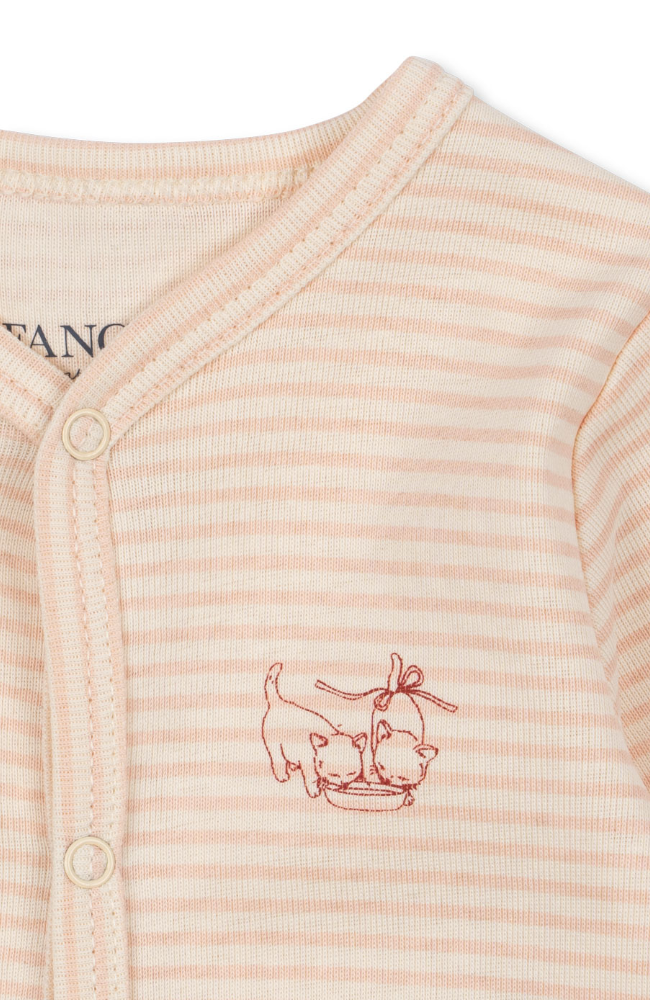 Fio Onesie - Tea Stripe Cameo