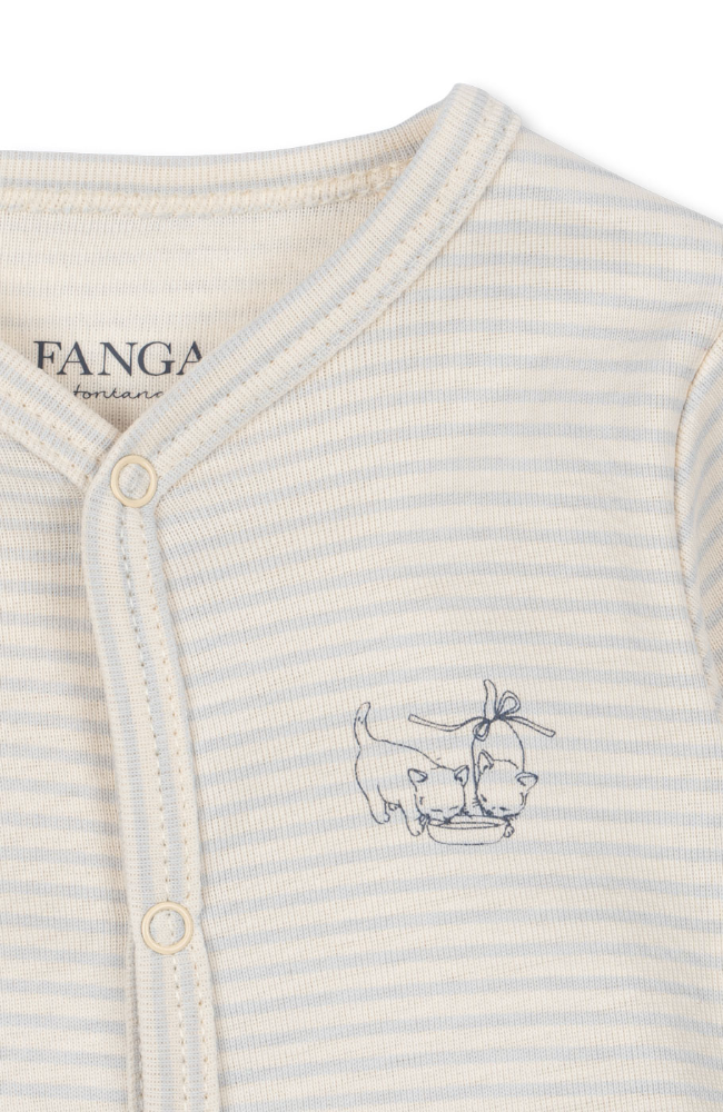 Fio Onesie - Tea Stripe Dawn