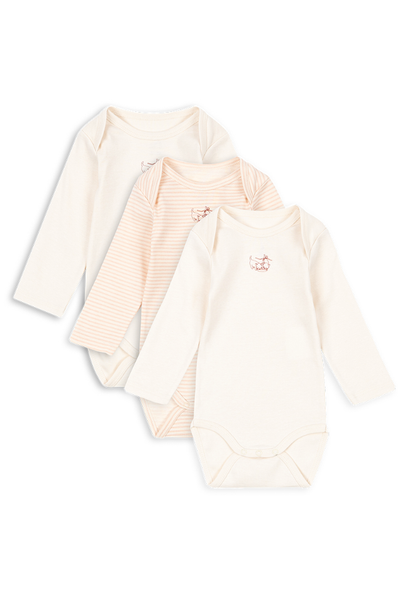 Fio Stripe 3pk LS Body - Blush Mix