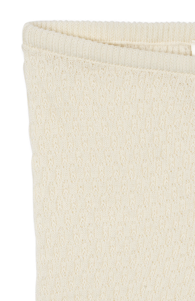 Venti Pointelle Pants - Antique White