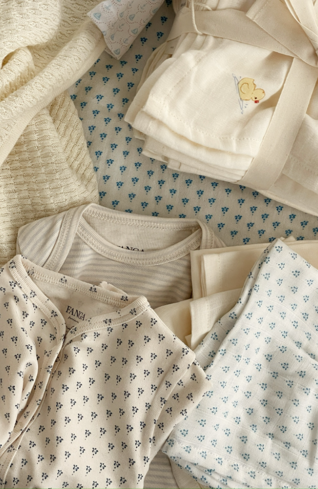 Bellini 3pk Muslin Cloth - Punto Blu